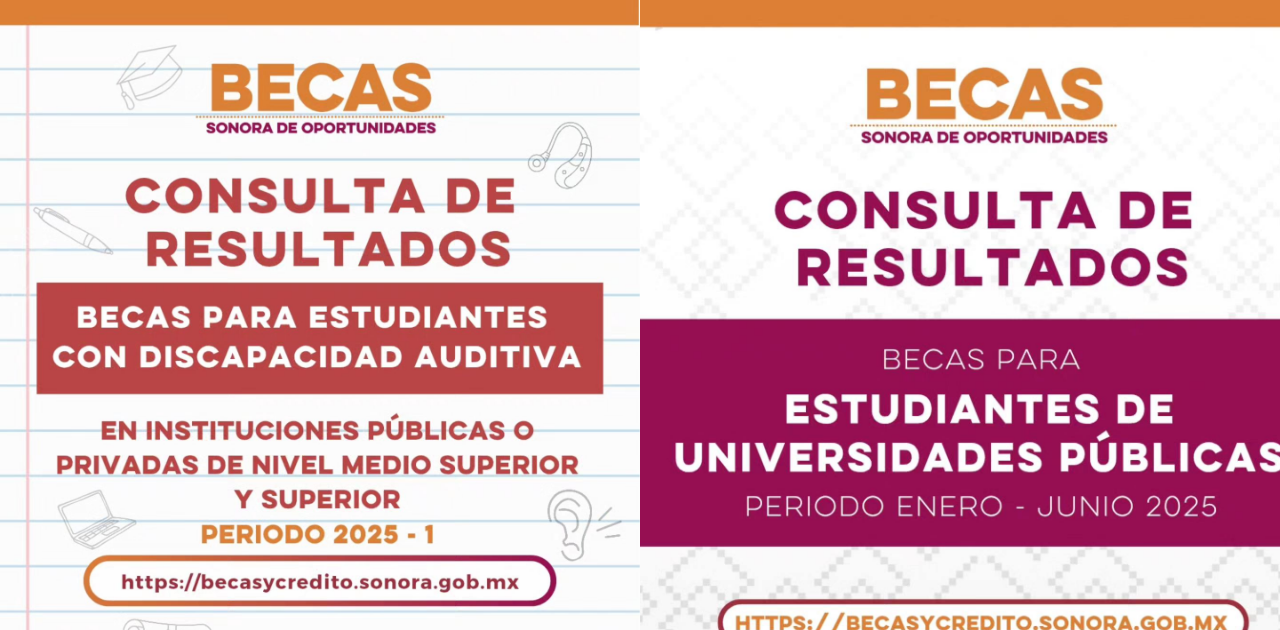 Resultados Becas Sonora 2025: consulta si fuiste seleccionado