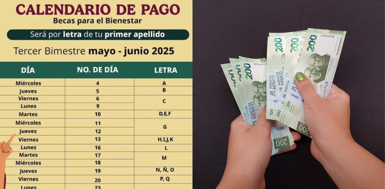 Ya está el calendario oficial de pagos para junio de las Becas Benito Juárez. Mira cuándo te pagan