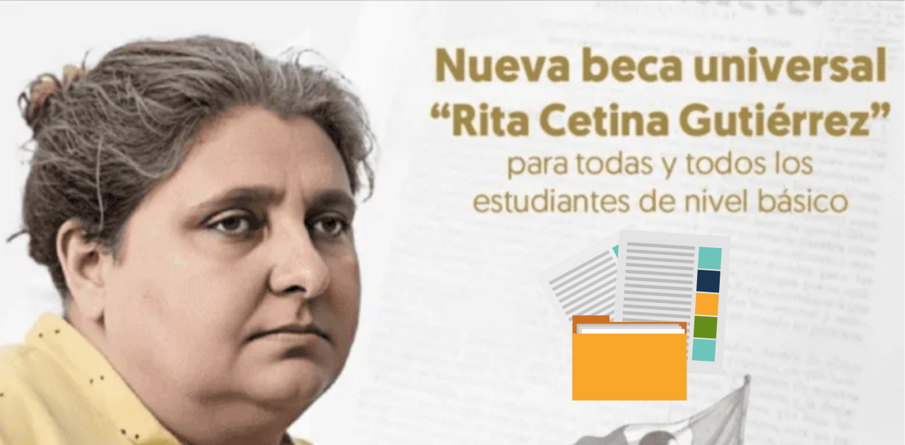 Lista de requisitos y documentos para la Beca Rita Cetina de preescolar y primaria