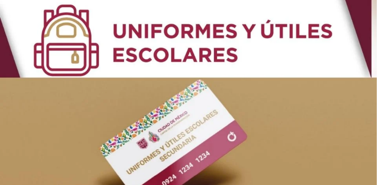 Fecha y lugar de entrega de tu tarjeta de útiles y uniformes escolares. Conoce cuándo y dónde