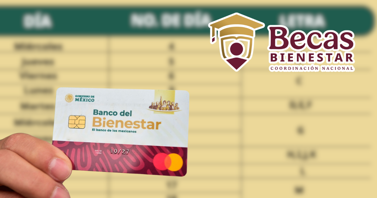 Calendario de pagos Becas Bienestar octubre 2025 se filtra. Mira cuándo te toca