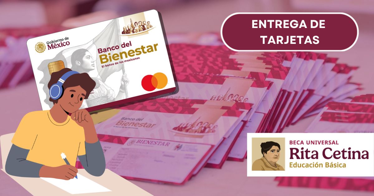Entrega de tarjetas de la Beca Rita Cetina para nuevos beneficiarios. Checa cuándo será