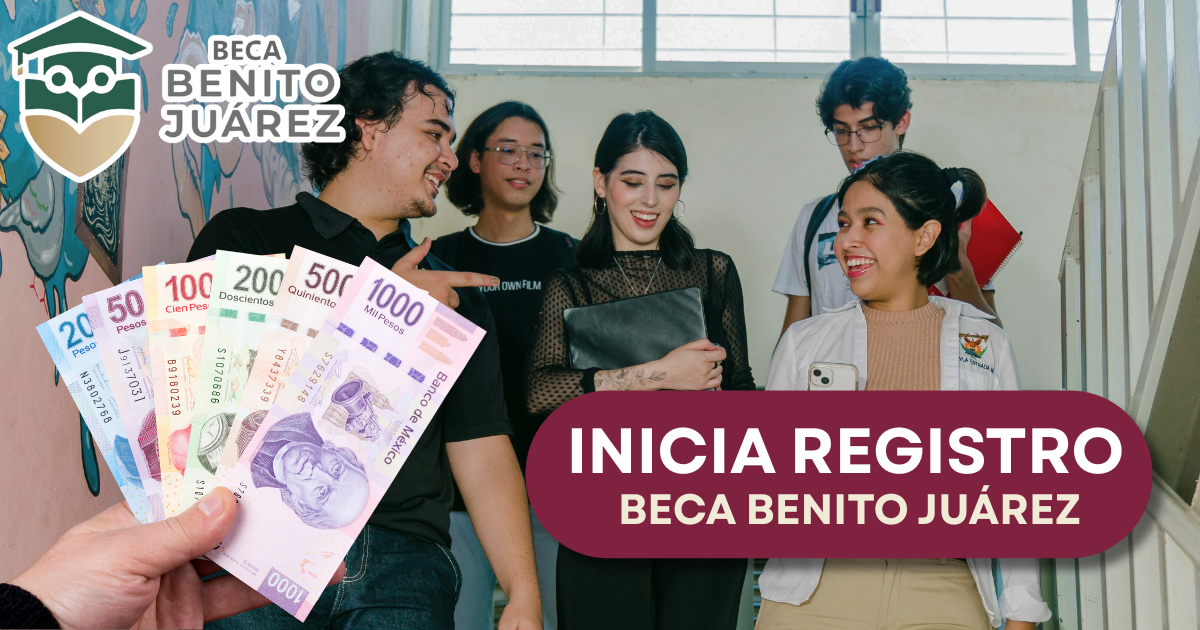 Inicia el registro a la Beca Benito Juárez para alumnos de bachillerato. Checa cómo inscribirte