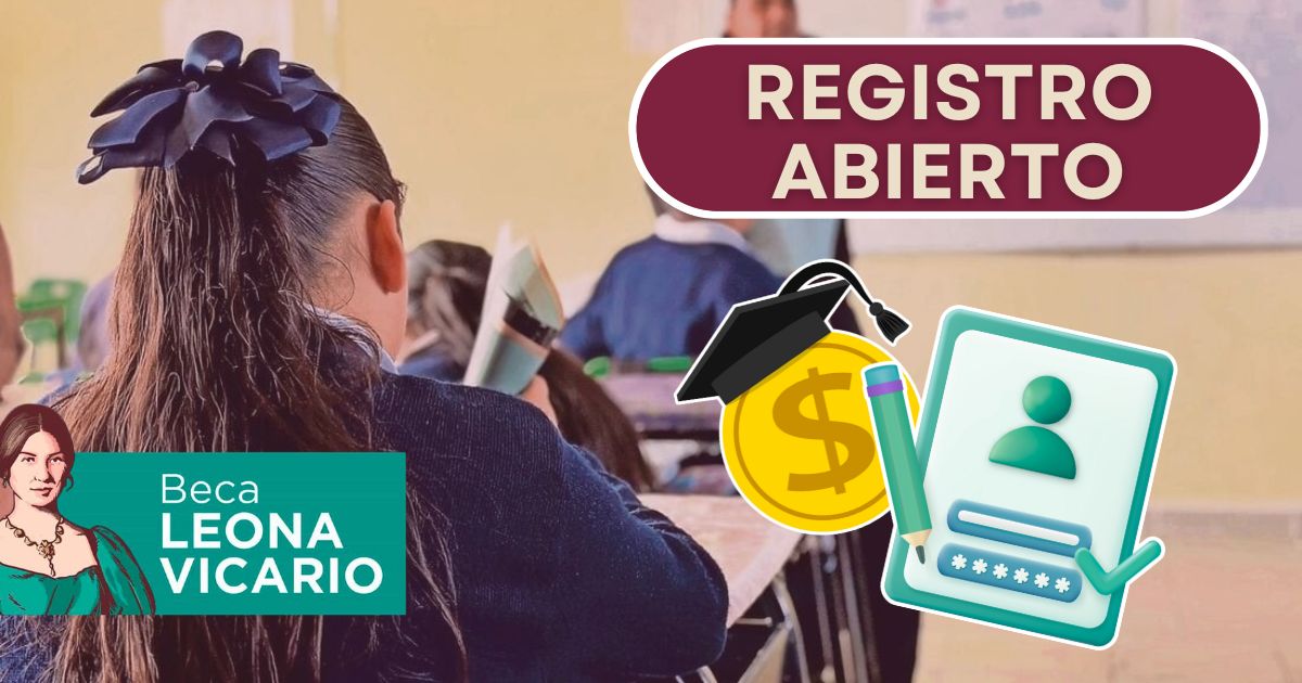 Ya puedes registrar a tus hijos de preescolar y primaria a las Becas Leona Vicario. Checa cómo hacerlo